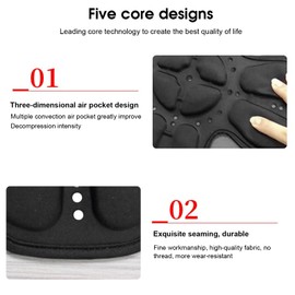 Helmet Padding, Akozon Universal Motorcycle Helmet Padding Kit 360° Head Protection 3D Helmet Pad For Motorcycle Bike (A)