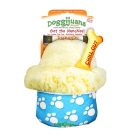 Doggijuana | Get The Munchies - Interactive Dog Toy with Juananip Refill | Refillable Dog Toy for Engaging Play and Natural Calming (Ice Cream Pup Cup)