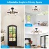 XINGQI Modern Ceiling Light 6 Lights Semi Flush Mount Sputnik