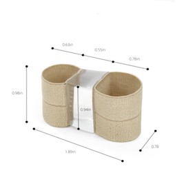 MauSong 2Pcs Toe Separators for Women,Bunion Toe Separators for Overlapping Toes Women Men,Bunion Corrector for Women Big Toe