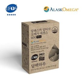 Dambaekharu 담백하루 알래스카 알티지 오메가 에센스 600 미니 30캡슐 (1개월분) Dambakharu Alaska RTG Omega Essence 600 Mini 30 Capsules (1 Month Supply)