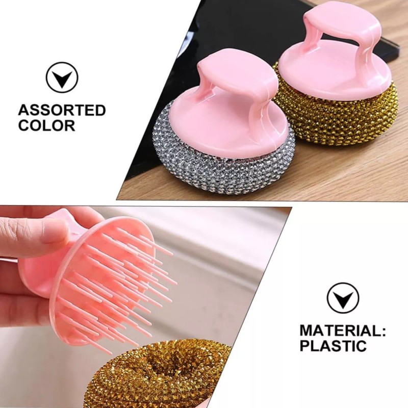 Lecute Cepillo De Limpieza Cocina Lava Trastes Hogar Esponja Fibra