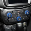 AC Radio Knob Cover Compatible with Jeep Renegade 2018 2019