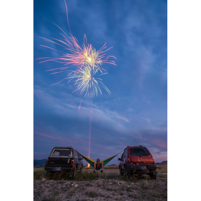 Eno Double Deluxe Hammock (Rasta)