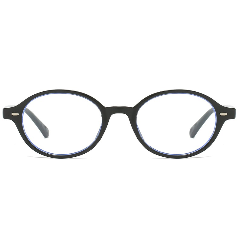 YAMEIZE Blue Light Filter Glasses for Men and Women Oval