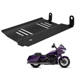 Black Skid Plate Compatible for Harley Touring Road Glide FLTRX/FLTRXSTSE,CVO Road Glide FLTRXSE,Street Glide FLHX,Street Glide Special FLHXSE 2024-UP Lower Engine Chassis Protection