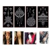 Xmasir Henna - Plantillas De Tatuaje Temporales Con Purpurin
