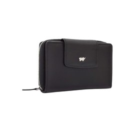 BRAUN BÜFFEL - Women's Wallet Made of Genuine Cowhide Leather Golf 2.0 - Zip Wallet Spacious for Women 15 Card Slots - Timeless Elegant Wallet with Coin Compartments - Elegant Red