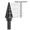 Truper BES-12, Broca escalonada óxido negro 12 escalones 3/16" a
