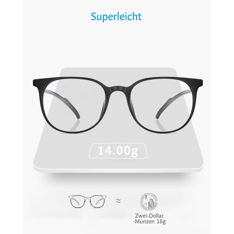 ANRRI Opaque Computer Glasses UV Protection Anti Eye Fatigue for
