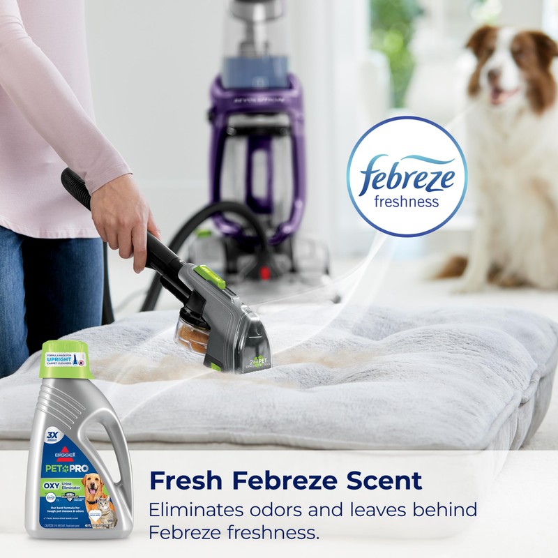 Bissell PET PRO OXY Urine Eliminator with Febreze Carpet Deep