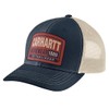 Carhartt Men's Canvas Mesh-Back Workwear Patch Cap, Navy, One Size