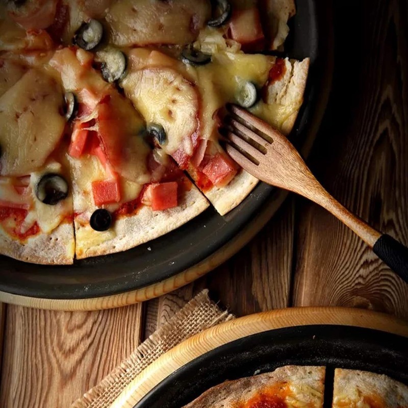 LS Kitchen - Set of 2 Non Stick Pizza Crisper