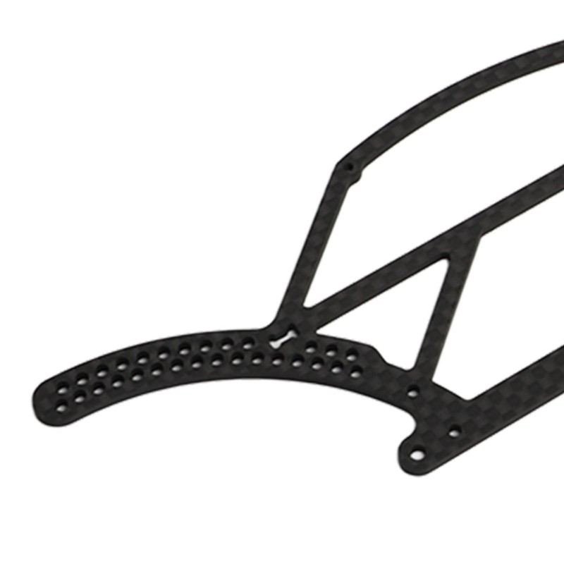 1/18 Carbon Fiber Frame Black Flexibility Carbon Fiber Chassis Kit