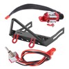 Metal Front Bumper with Winch Set Remote Control Accessory Fit