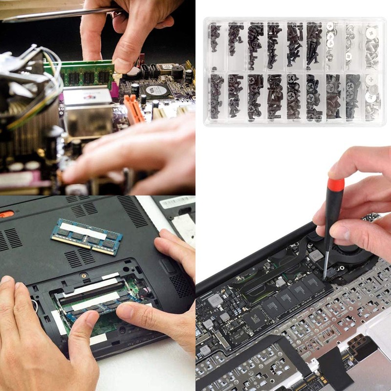 SRECNO 355pcs PC Screws Set M2 M2.5 M3 HDD M.2