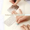 4 Pcs Erasing Shields Stainless Steel Drawing Template Shields Drafting