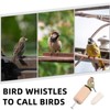 EXQUIMEUBLE 1 Juego Hand Twisted Bird Call Whistle For Practical