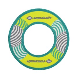 Schildkröt Flying, Ø 24 cm, Precise Flight, Yellow-Blue, in a Blister Pack, Neoprene Ring, 970351, One Size