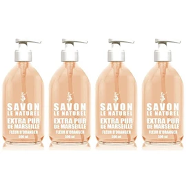 Savon le Naturel Soap Marseille with Orange Blossom 500 ml (Pack of 1)