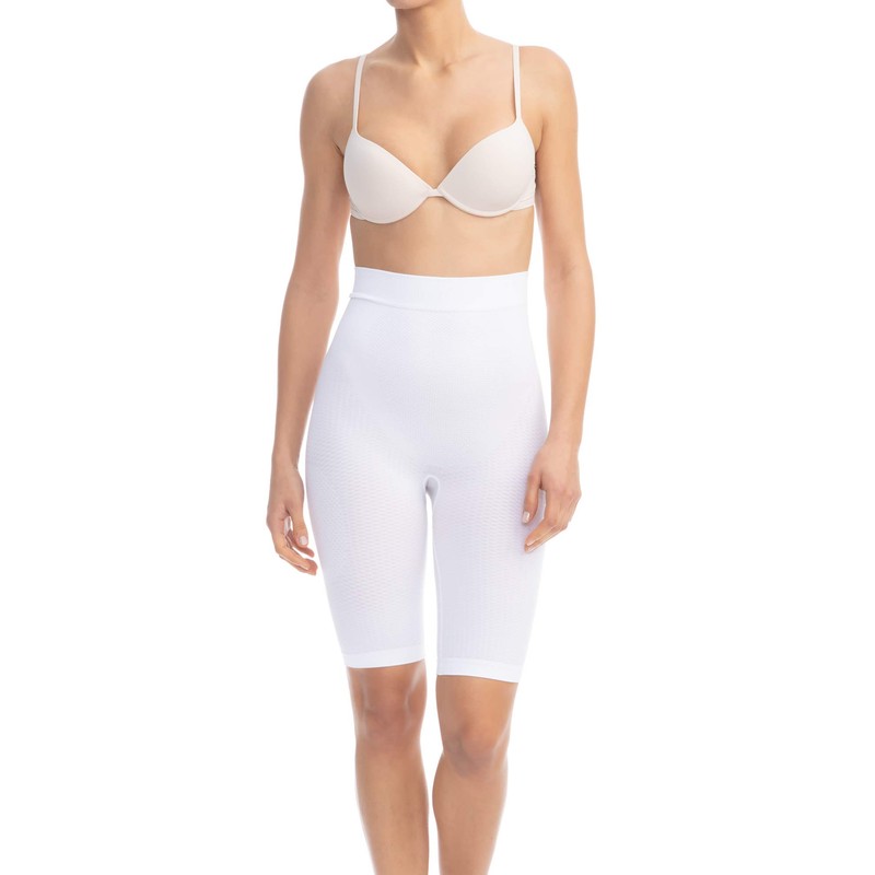 FarmaCell 312 Figure-Shaping Massaging Bodice Pants Anti Cellulite, White