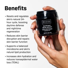 Revision Skincare DermProtect Barrier Defense™, Intensive Moisturizer for Dry, Sensitive, and Mature Skin, Hydrates and Strengthens Skin Barrier, 1.7oz