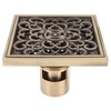 Floor Drain Antique Copper Shower Drain Kit for Home Hotel