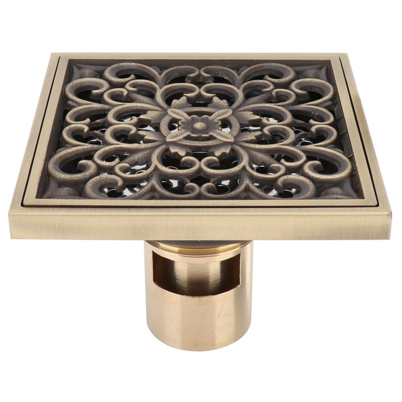 Floor Drain Antique Copper Shower Drain Kit for Home Hotel