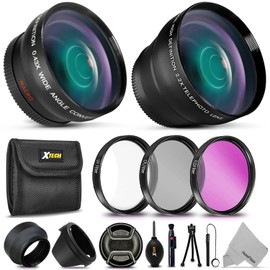 Essential 52mm Accessory Kit for Nikon D500, D750, D7200 D7100 D5300 D5200 D5100 D810 D610 D3300 D3200 D3100 D7000 D800 D600 D4x D3x DSLR Cameras and Lenses