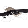 Schreuders Sport Unisex's 21PA Waistbelt with Expandable Bag, Black/Silver, One