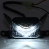 Motorcycle Headlight Transparent Lens Waterproof LED Front Center Lamp Replacement