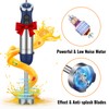 KOIOS 5-in-1 Hand Immersion Blender, 12 Speed Adjustable Emulsifier Handheld