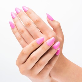 Gelish Soft Gel Nail Tips, Tips For Gel Nails, Nail Extension, Fake Nail Tips, Nail Tips Pre-shaped, Clear Acrylic Nails Gel Kit, False Nail Tip, Press on Nails (Short Round Natural, 160 Count)