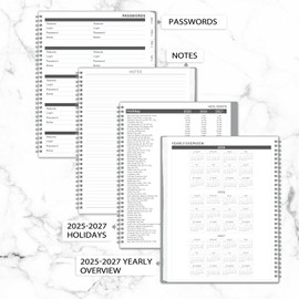 Coboll Monthly Planner 2025-2027 - 24 Months Planner 2025-2026, July 2025 to June 2027, 9 x 11 Inch, Monthly Calendar With Tabs, Ample Writing Blocks, Good for School, Home and Office Planning