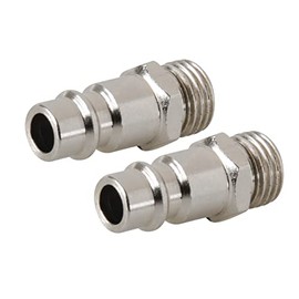 Silverline 237618 Euro Bayonet Coupler 1/4” BSP Male Thread 2pk 1/4" BSP