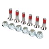 Keenso 6 Pcs M8 Sprocket Screw M8 Sprocket Bolts Metal