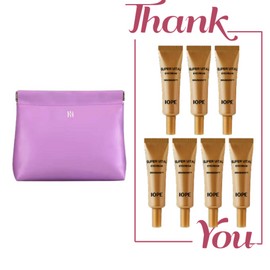 IOPE Signature Lavender Pouch + IOPE Super Vital Eye Cream 21ml (7 pieces of 3ml) Set / 시그니처 라벤더 파우치+아이오페 슈퍼바이탈 아이크림 21ml (3ml 7개) 세트