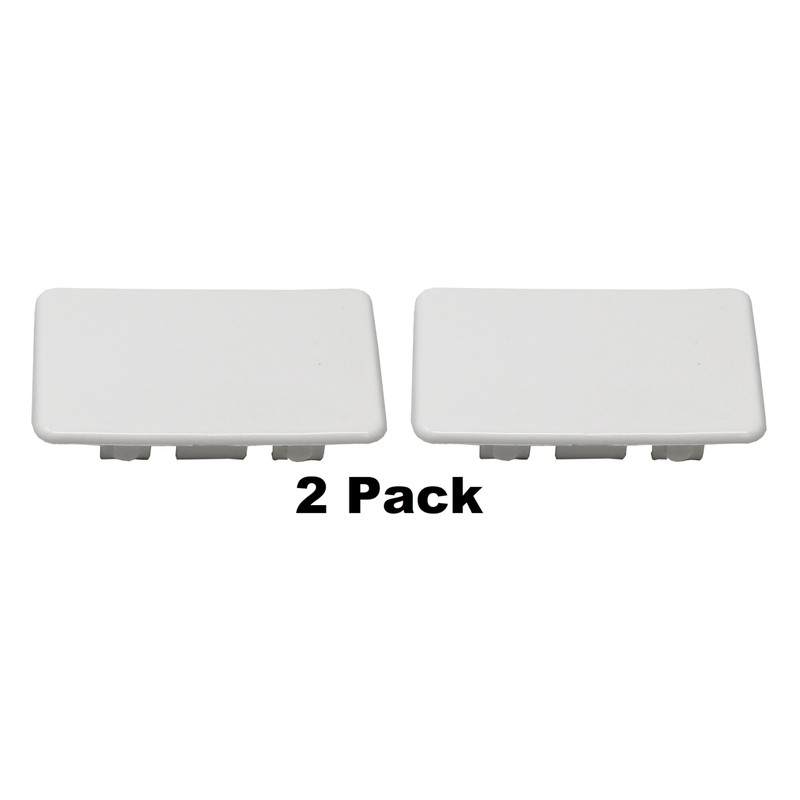 Plastic 2"x 3.5" Internal Vinyl Fencing End Caps (2)