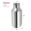 Upower 4 inch Inlet 8 inch Outlet Exhaust Tip Stainless