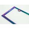 Creathome 3D Neo Chrome License Plate Frames, Pure Zinc Alloy