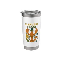 Lobster Harvest Feast Thanksgiving Stainless Steel Insulated Tumbler