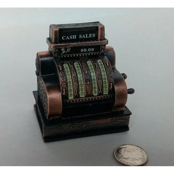 Unbranded Dollhouse Miniature Old Time Store Cash Register Pencil Sharpener