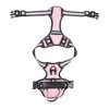 Dog Harness Double Layers Adjsutable Breathable Mesh Reflective Escape Proof