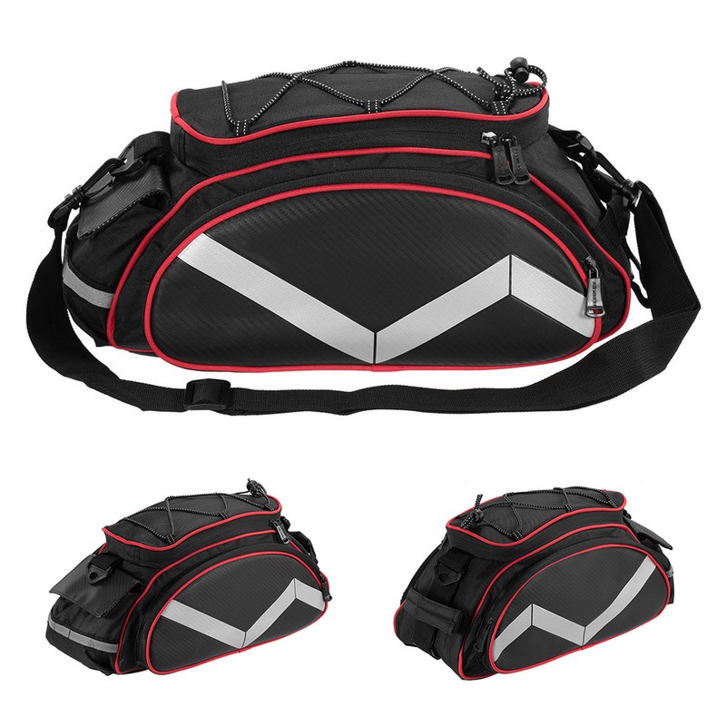 Bicycle Bag Multifunction 13L Bike Tail Rear Seat Bag Cycle