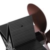4 Blade Thermal Heat Powered Wood Stove Fan Fireplace Accessory
