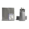 Airlaid napkins with cutlery pocket, ready-folded, grey, 40 x 40