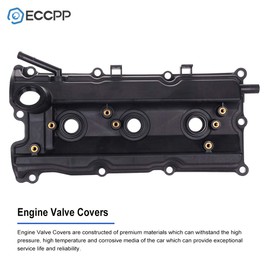 ECCPP Valve Cover with Valve Cover Gasket for 2002-2009 Infiniti I35 Altima Maxima Murano Quest Compatible fit for Left/Right Engine Valve Covers Kit