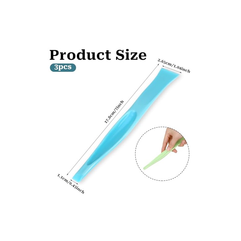 2 in 1 Plastic Scraper Tool,Multi-purpose No-Scratch Scraping Tools Small