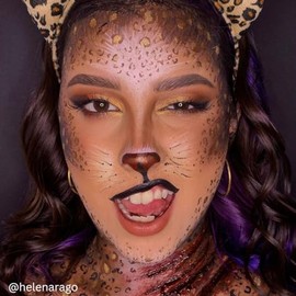 Mehron Color Cups Face and Body Paint, Wolfman Brown, Paquete de 1