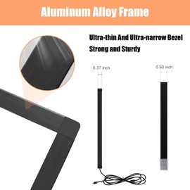 Senisway 40 Inch 20 Points IR Touch Frame Multi-Touch Infrared Touch Screen Panel Infrared Touch Overlay USB Interface HID Compatible
